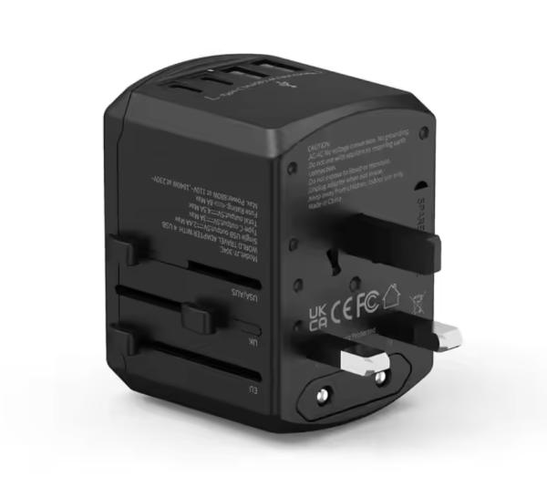 2 USB 2 Type C Multi Travel Adaptor Wall Plug Socket NW07 - Image 2