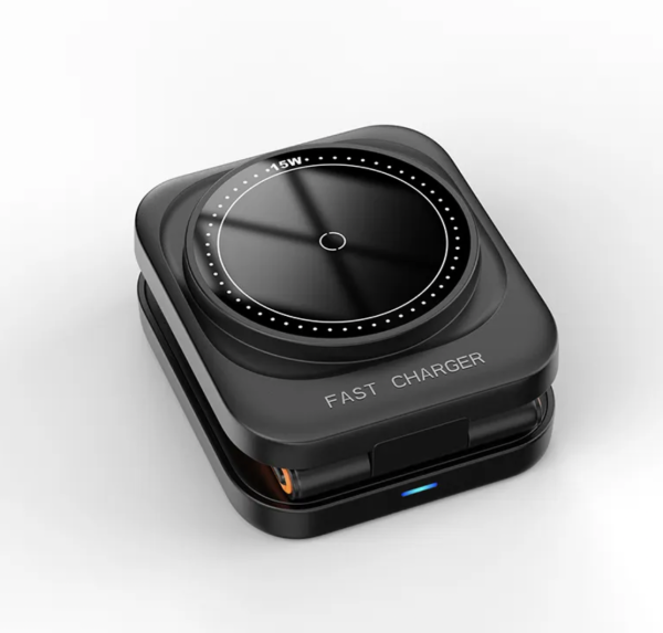 3 In 1 Foldable Portable Wireless Charger PWC04 - Image 2