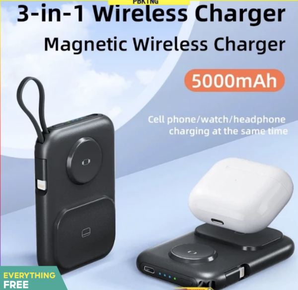 3 in 1 Magnetic Wireless Charger MWC4 01 600x585
