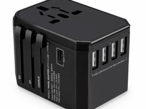 4 USB 1 Type C Multi Travel Adaptor Wall Plug Socket PS03