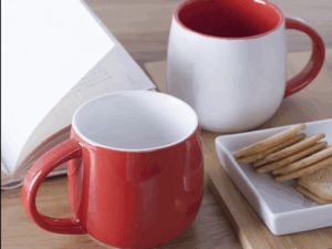 Dual Color Ceramic Cup 320ml DCC08