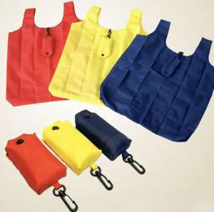 Eco Friendly and Foldable Tote Bag with Clip TBC8